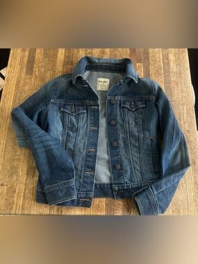 Dark Rinse Old Navy Denim Cropped Jacket XS